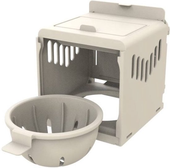 Nid d'empereur en plastique - Nichoir - Nichoir - Nichoir à Vogel - Wit - Nest pour cages d'élevage - Nids - Nichoirs / nichoirs