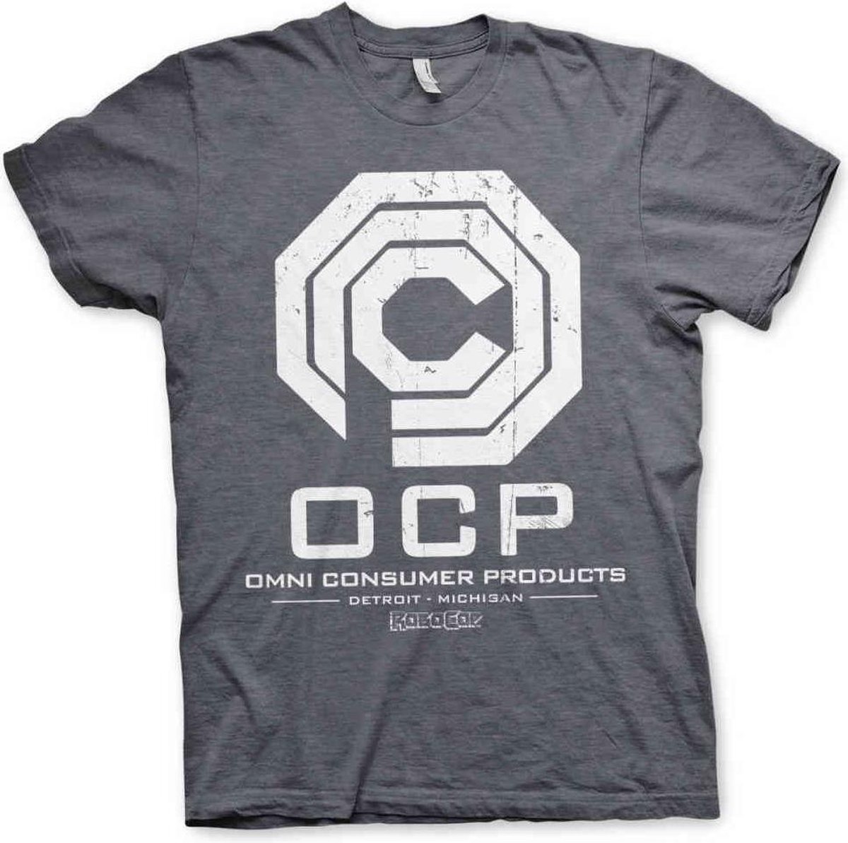 Robocop Heren Tshirt -2XL- Omni Consumer Products Grijs