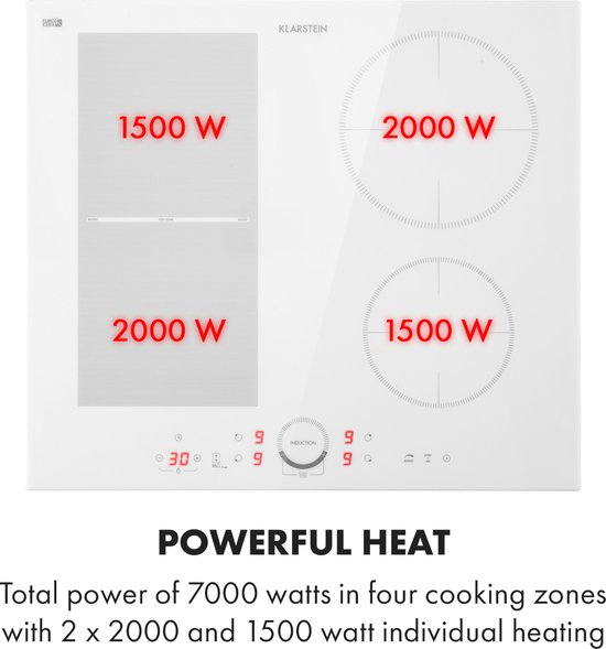Delicatessa 60 Prime table de cuisson à induction 4 Zones 7000W