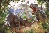 Affiche dinosaures 61 x 91 cm - Dinosaur Battle David Penfound - Affiches dinosaures - Décoration murale