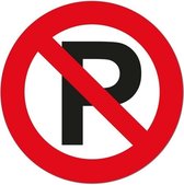 Autocollant de stationnement interdit 14 cm - Autocollant de stationnement interdit - Ne pas stationner