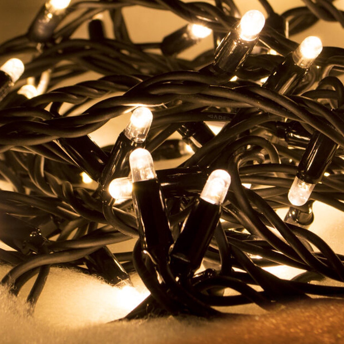 Rallonge noire pour éclairage de Noël 1 m avec connecteurs caoutchouc -  LumenXL