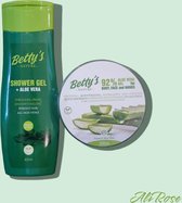 Betty's Bundel - Aloe Vera Douche gel & Body Cream - 700ml - AliRose
