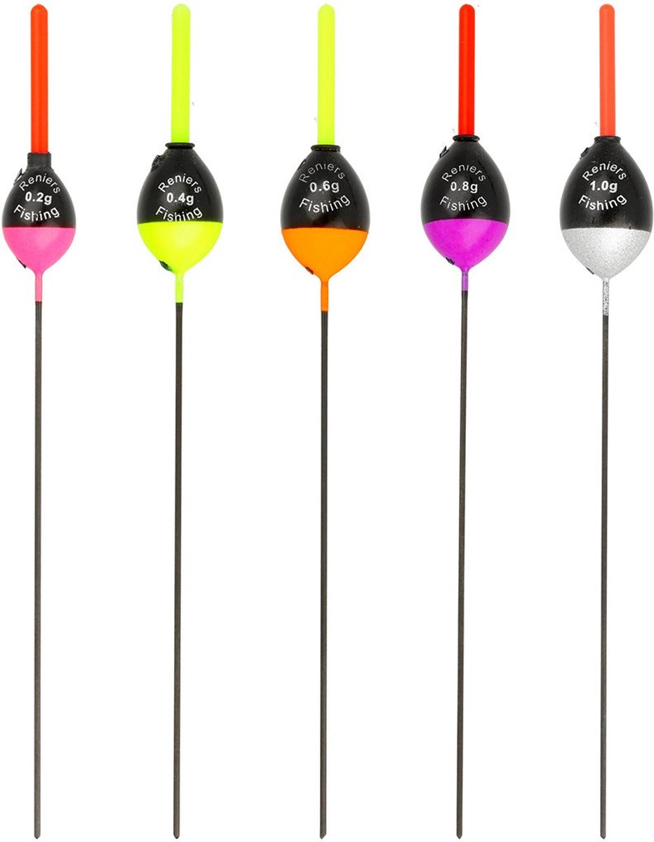 Reniers Fishing Dobber RF N8 Verwisselbare Antenne - Kleur: rood,Maat: 0.20g