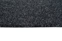 Vue de côté d'un tapis gris foncé chiné
