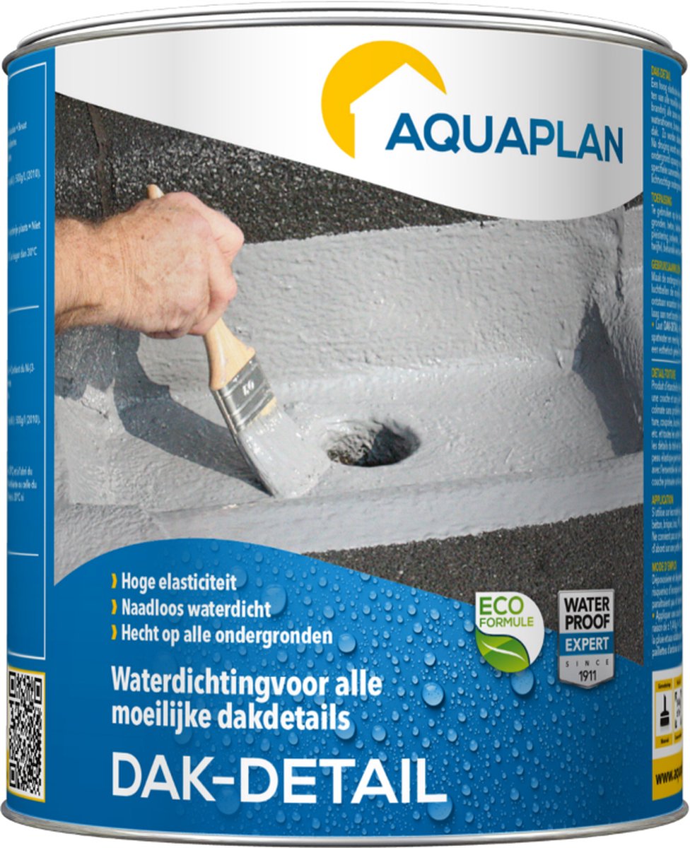 Aquaplan Dak-Detail - vloeibare naadloze waterdichting - eco - 1,4 kg |  bol.com