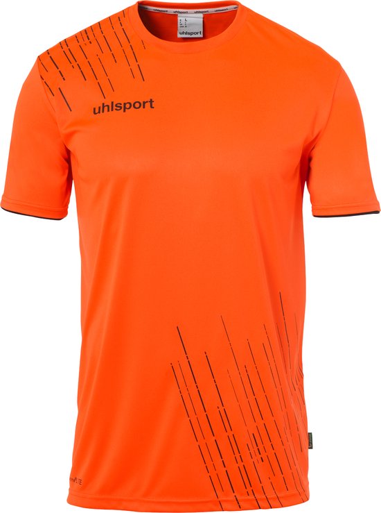 Uhlsport Score 26 Voetbalset Korte Mouw Heren - Fluo Oranje / Zwart | Maat: S