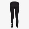 Zwarte PUMA legging met wit PUMA-logo op de linker broekspijp.