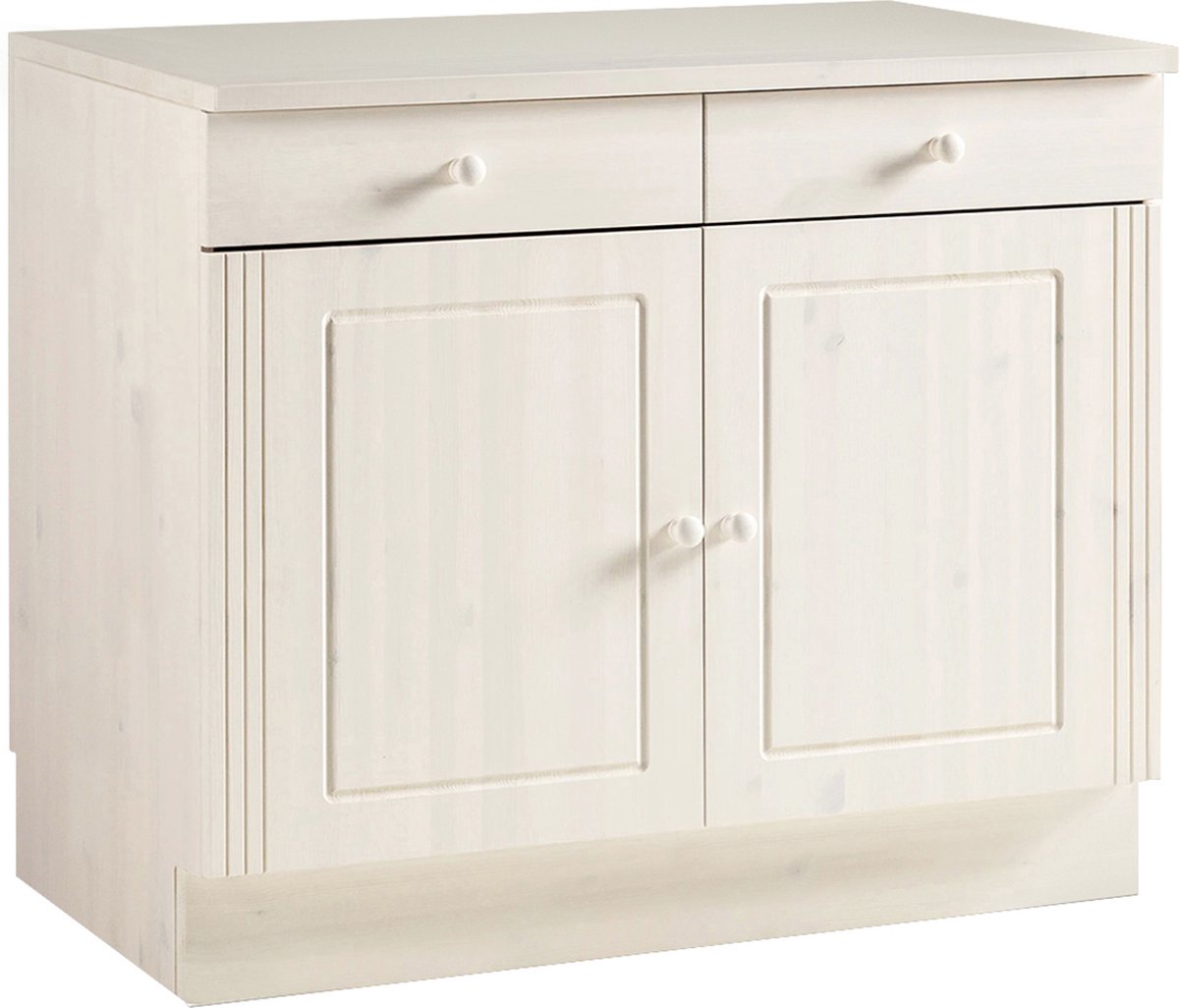Anita-Commode - Grenen Wit