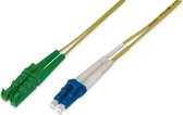 ASSMANN Electronic 3m E2000 (8° APC) - LC (PC) Glasvezel kabel OS2 E-2000 LC/PC Geel