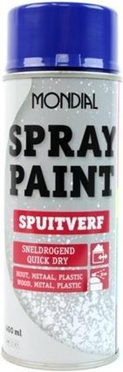 Mondial - Verf Spuitbus - Spuitlak - 400ml - Sneldrogend