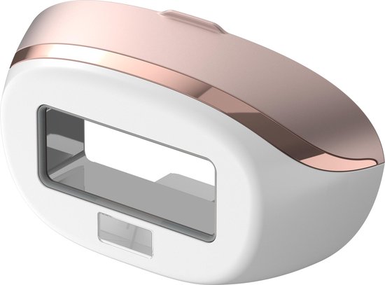 Opzetstuk voor het Philips Lumea IPL apparaat in wit met rosé gouden rand.