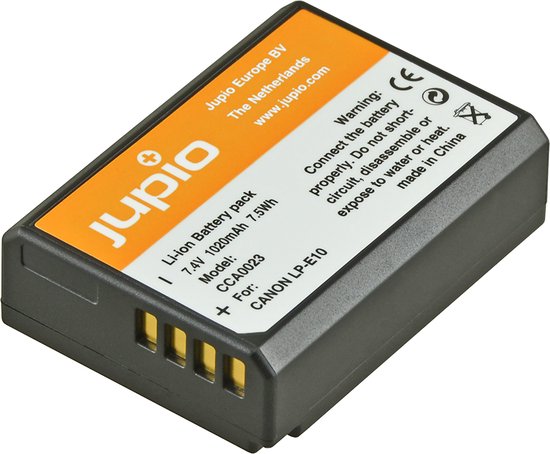 Jupio LP-E10 1020 mAh - Accu voor digitale camera | bol.com