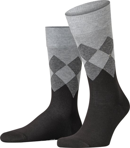 Burlington Hampstead One size katoen sokken heren zwart - Maat 40-46
