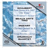 Schubert/Mozart: Quintets - Beaux Arts Trio/Pieterson Quartet -SACD- (Hybride/Stereo/5.1)