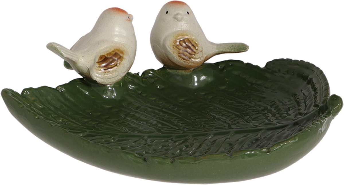Esschert Design Vogelbad - Keramiek Blad