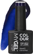Mylee Gel Nagellak 10ml [A Night in Town] UV/LED Gellak Nail Art Manicure Pedicure, Professioneel & Thuisgebruik [Blue Range] - Langdurig en gemakkelijk aan te brengen