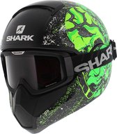 Casque Shark Vancore Ashtan noir mat vert XS - Casque moto Casque cyclomoteur