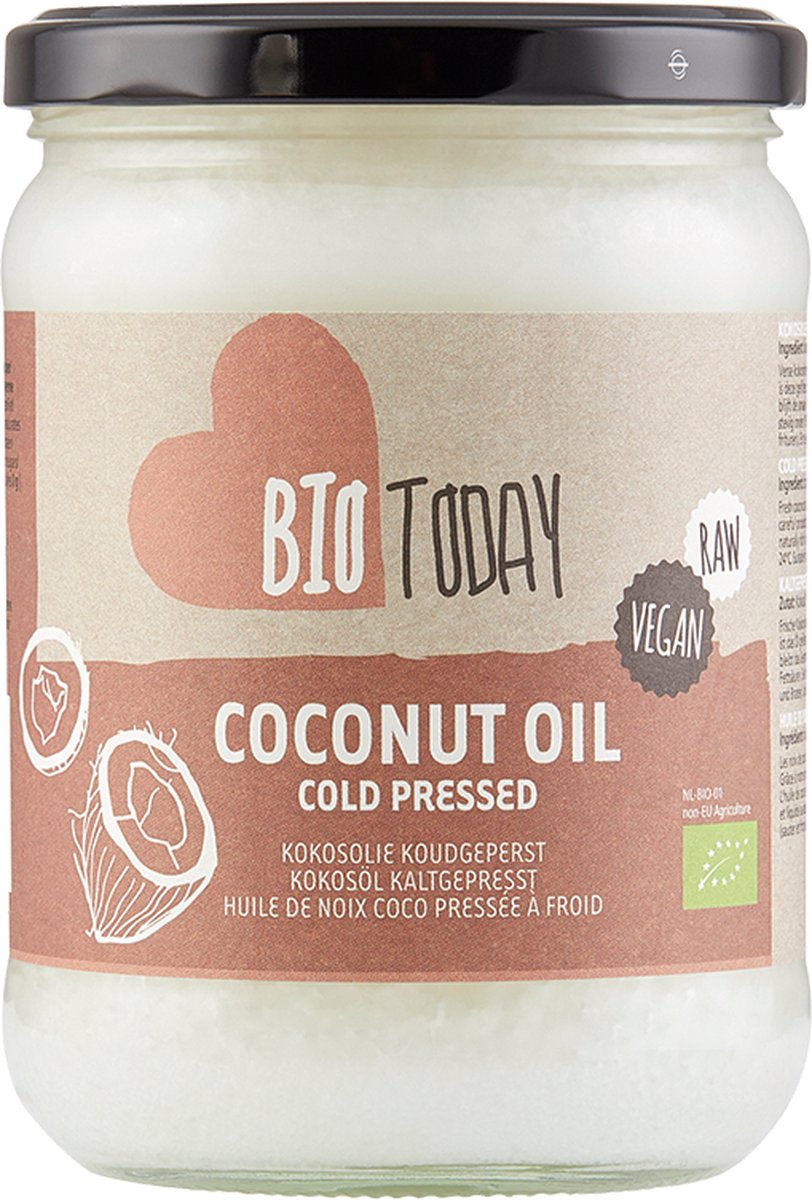 Goedkoopste Biotoday Kokosolie Onverhit Biologisch 400GR