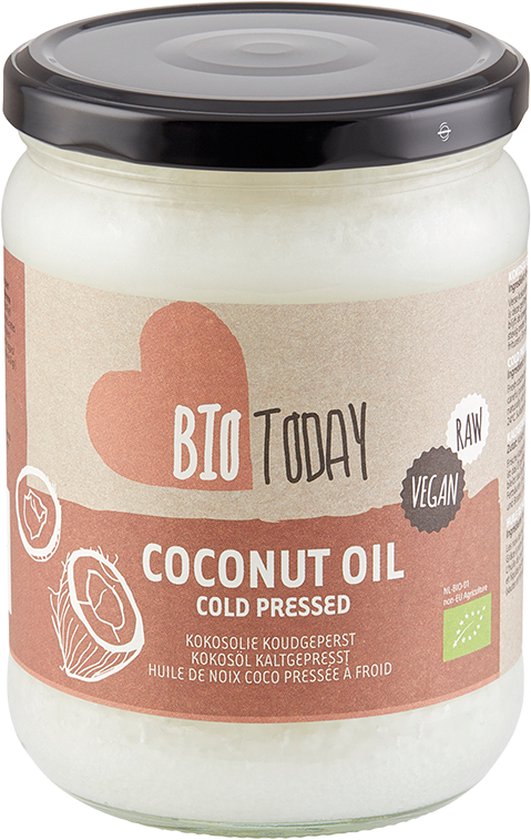 Biotoday Kokosolie Onverhit Biologisch 400GR van Biotoday — afbeelding 3