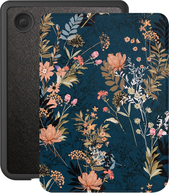 Lunso Convient pour Kobo Clara BW / Clara Color cover (6 pouces) - Housse de couchage en cuir Vegan Saffiano - Urban Park