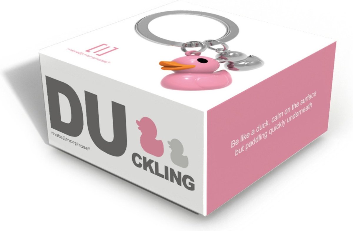 Metalmorphose - Sleutelhanger - Pink Duck