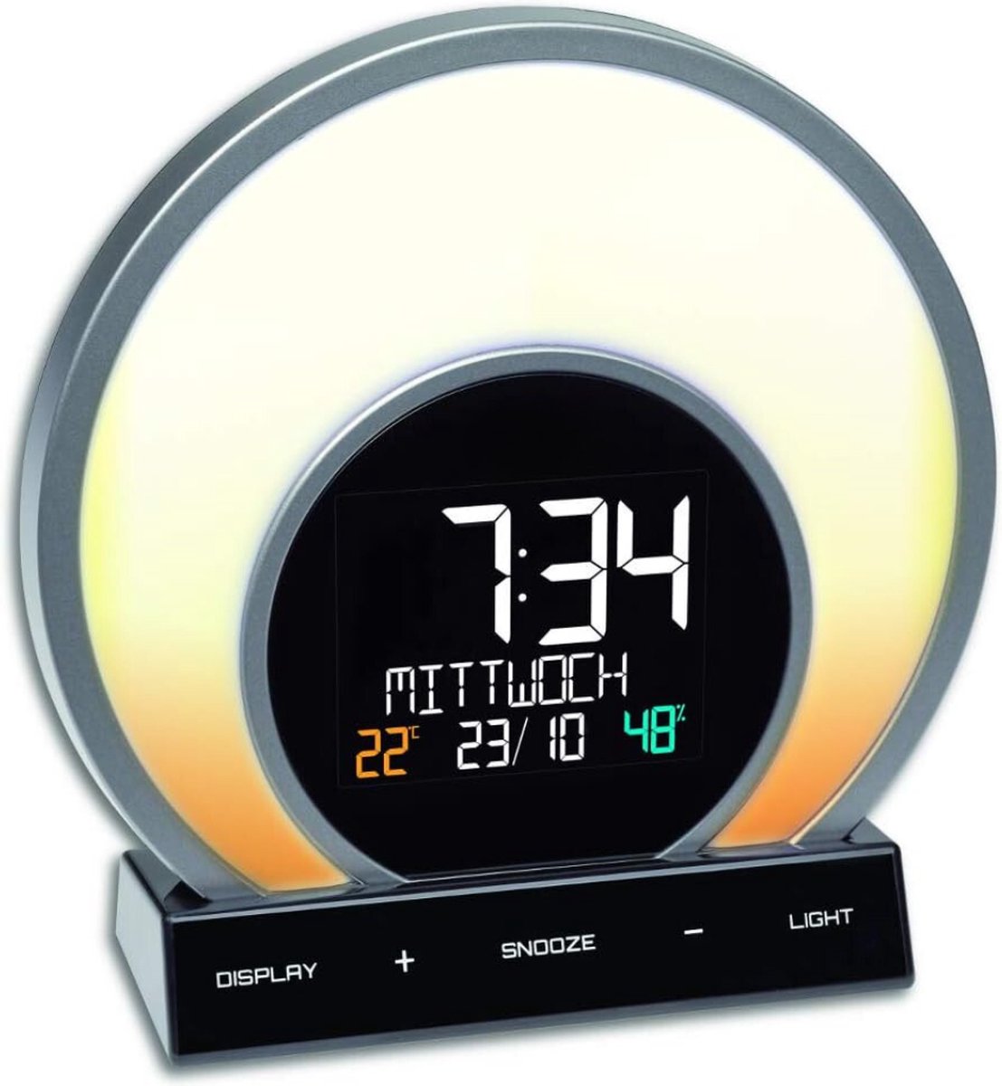 Lexium Wake-Up Light - Bed Sfeerlamp - Digitale Wekker - Lichtwekker - Wake up light wekker - Wake-up lights