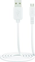 Azuri USB Sync- and charge cable - USB Type A to Micro USB - 2m - wit