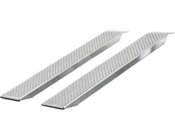 Set vaste oprijplaten aluminium 1000kg 1500 x 260mm bruikbare breedte 222mm MW Tools SOR1500