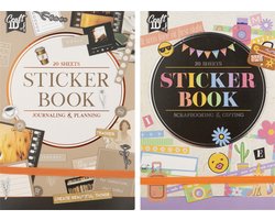 Stickers voor volwassenen en kinderen - 1000+ Stickers - 40 Stickervellen - Voor Journaling, Planning, Scrapbooking en Gifting