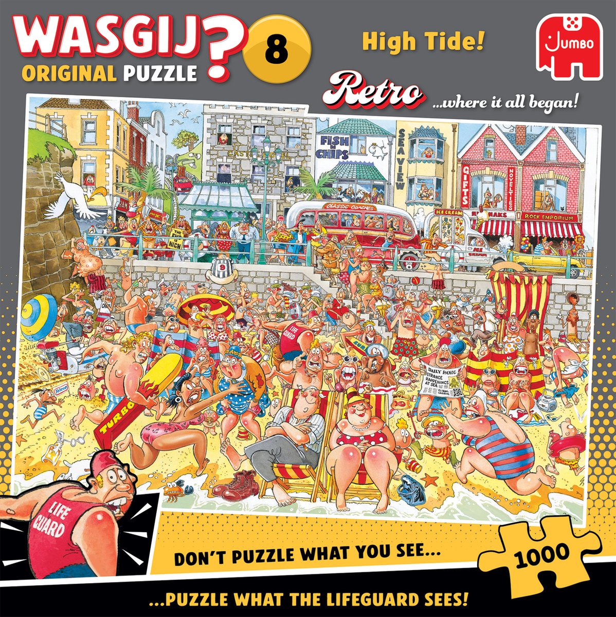 Wasgij Retro Original 8 - Vloed! - Puzzel - 1000 stukjes — afbeelding 2