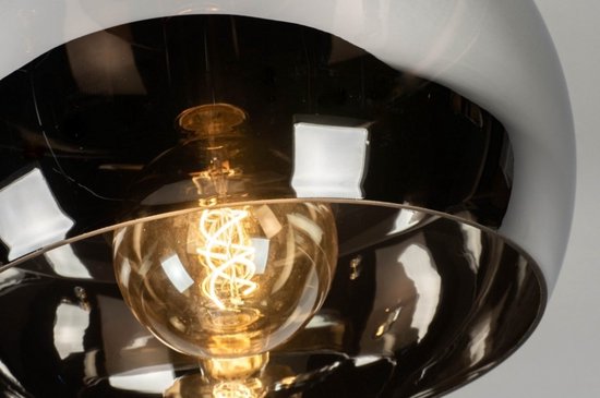 LEDKIA LIGHTING Plafondlamp Metaal en Glas Prometeo Voor de keuken, de eetkamer, de slaapkamer, Transparant