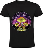 Mushroom Forest Heren T-shirt - natuur - paddenstoel - insect - world