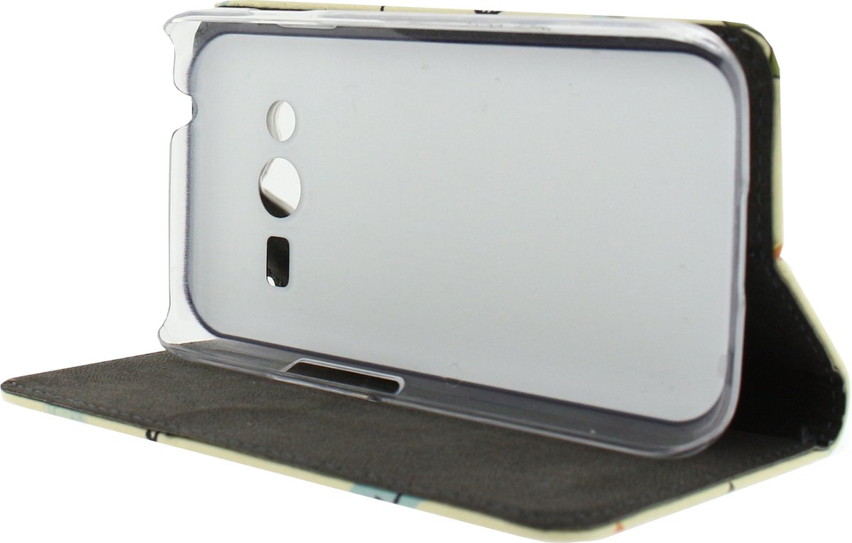Mobilize Magnet Book Card Stand Case Samsung Galaxy Ace 4 SM-G357 I Love You