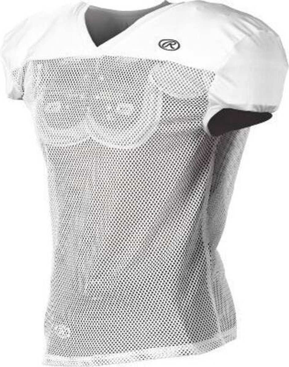 Rawlings FJPR1 Adult XL White Football Jersey voor Sport American Football