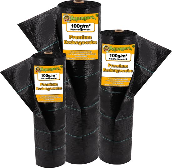 24m² vijvervlies 500gr./m² vijverbeschermvlies voor vijverfolie 2m breed