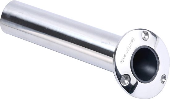 Set van 2 Heavy Duty RVS Staafhouders met Afvoer - Flush Mount Hengel Houders voor 15 graden Hoek van Nuzamas — afbeelding 3