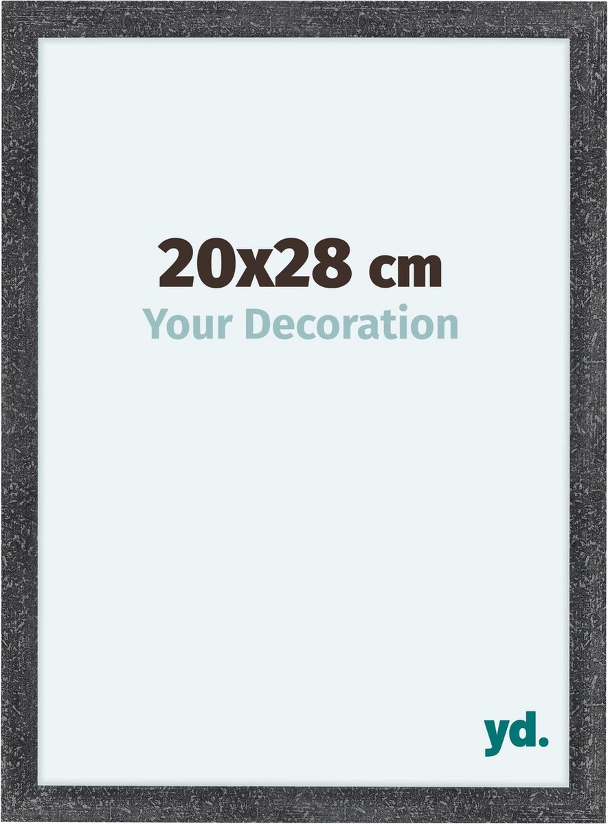 yd. Your Decoration - Fotolijst 20x28 cm - MDF - Grijs Geveegd - Como