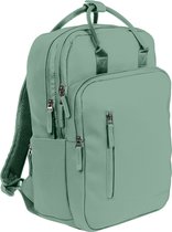 New Rebels William Milwaukee Rugzak – Laptoprugzak 15.6 inch – Waterafstotend – Schooltas Rugtas 18L – Polyurethaan – Salie Groen