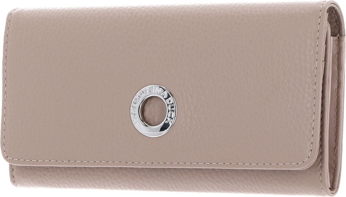 MANDARINA DUCK Leren Portemonnee Mellow Leather L Purse L Warm Taupe