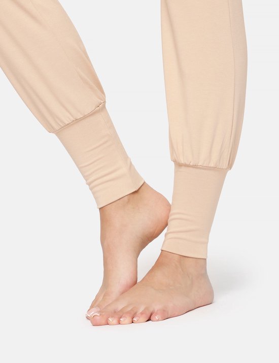 Bellivalini Dames Yogabroek - Sportbroek - Vrijetijdsbroek - Lang - Viscose - Sport - BLV-BLV50-278-YP - Zand - XS van Bellivalini — afbeelding 5