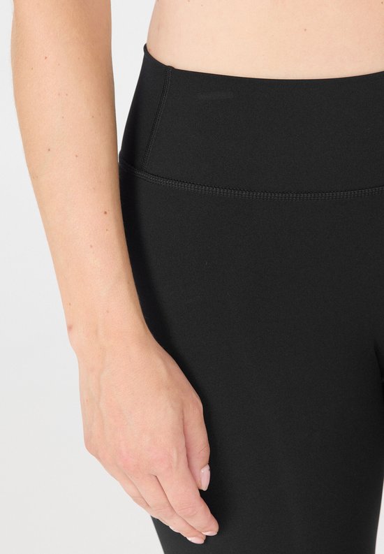 ATHLECIA - luxe w tights - Lange trainingslegging dames - Zwart, wit — afbeelding 3