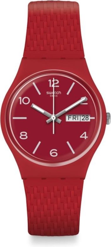 Swatch Originals Gent horloge Lazered  - Rood