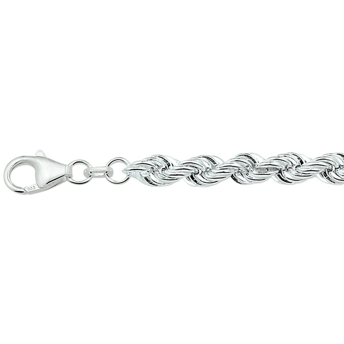 Zilver Gerhodineerde Armband koord massief 5 1329711