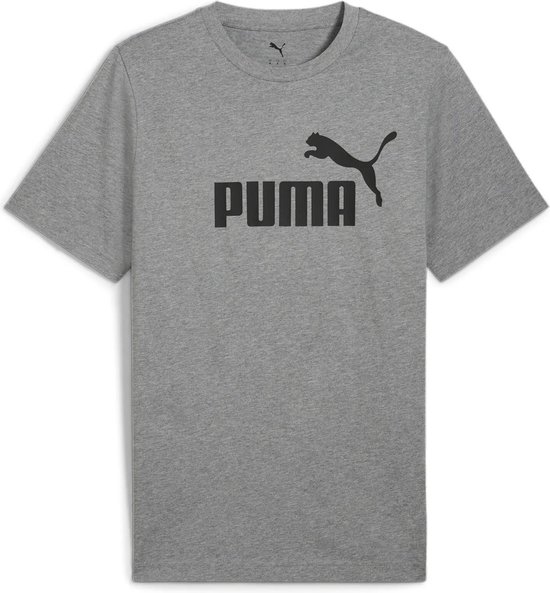 Puma Shirt ESS No.1 Logo Tee 682532 Medium Gray Heather-4XL | bol