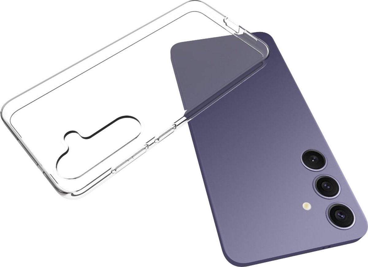 Mobigear Doorzichtig Hoesje geschikt voor Samsung Galaxy S25 Plus Telefoonhoesje Flexibel TPU | Mobigear Basics Backcover | Doorzichtig Telefoonhoesje Galaxy S25 Plus | Galaxy S25 Plus Case | Back Cover - Transparant