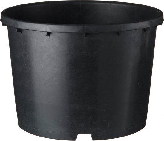 Nature Ritzi Container Zwart - Kweekbenodigdheden - H26.5 x Ø35 cm