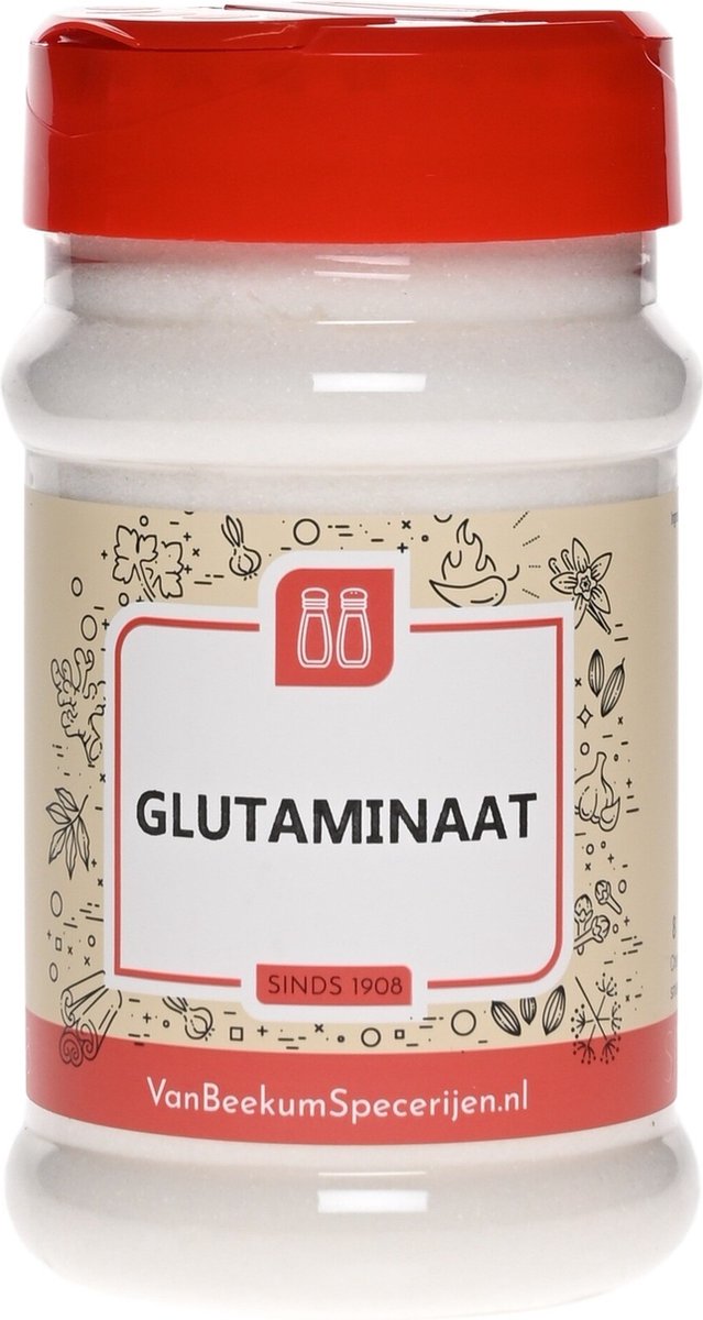 Goedkoopste Van Beekum Specerijen - Glutaminaat (E621) - Strooibus 250 Gram