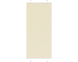 vidaXL - Plissé - rolgordijn - 90x200 - cm - stofbreedte - 89,4 - cm - polyester - crème