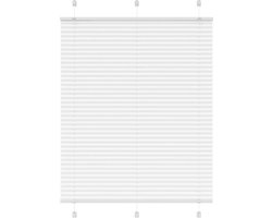 vidaXL - Plissé - rolgordijn - 110x150 - cm - stofbreedte - 109,4cm - polyester - wit